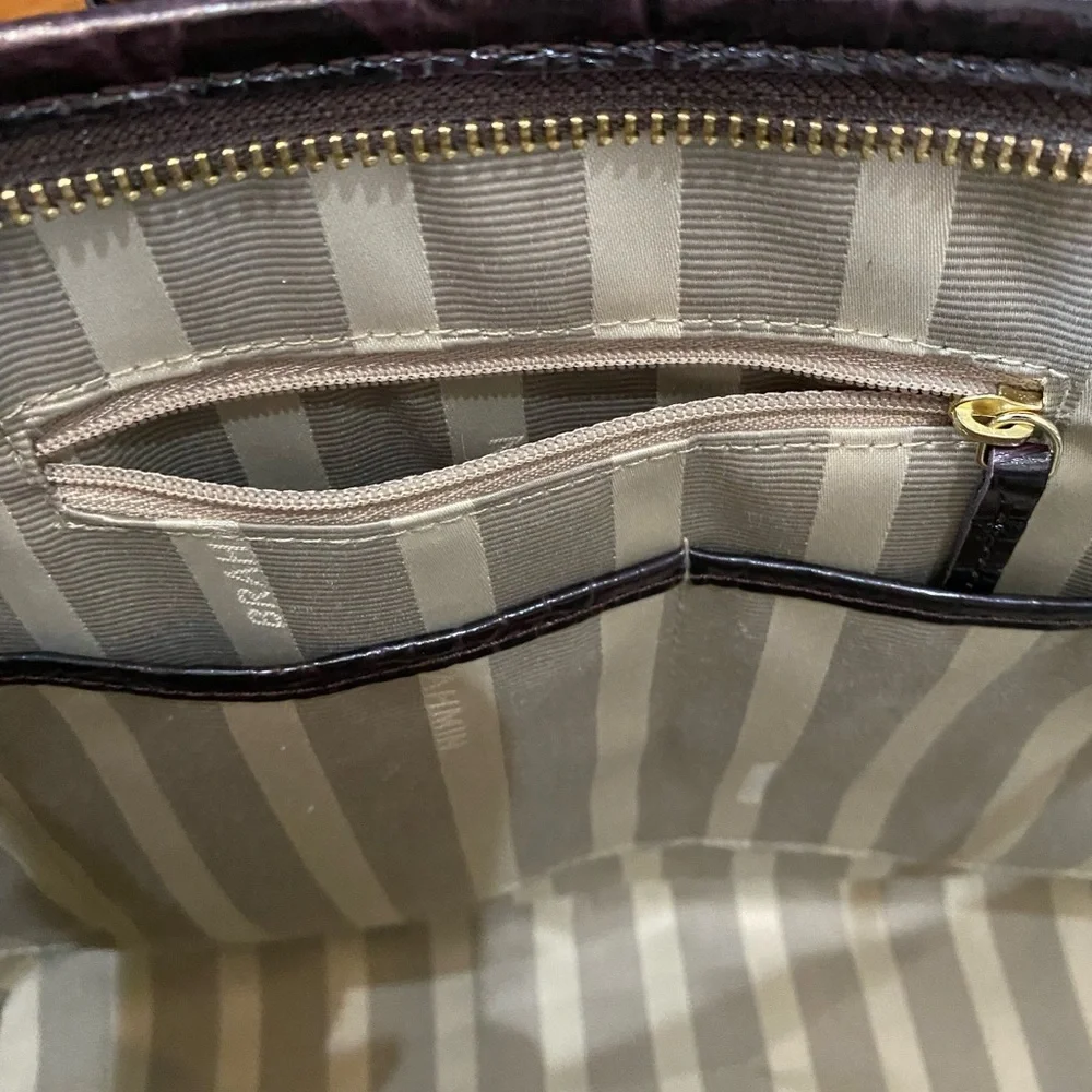 Brahmin leather large zip top leather - Picture 5 of 16